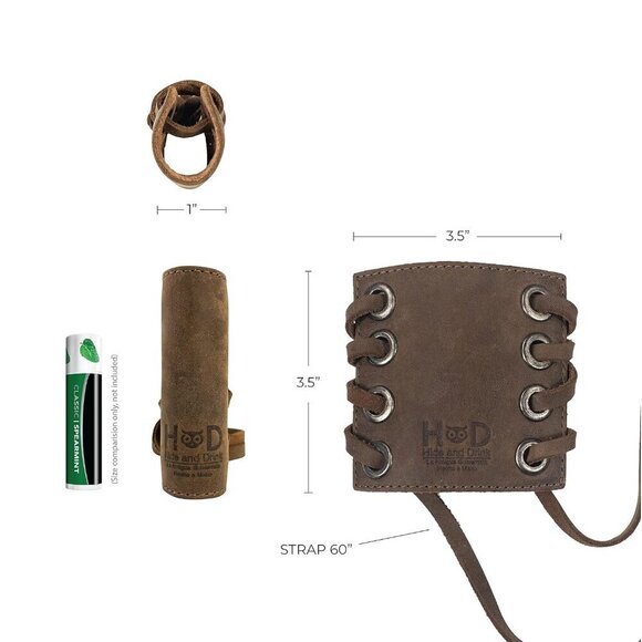 Set of 2 Leather Hair Ties for Women Ponytail Braid Holders Stylish Durable main image 5